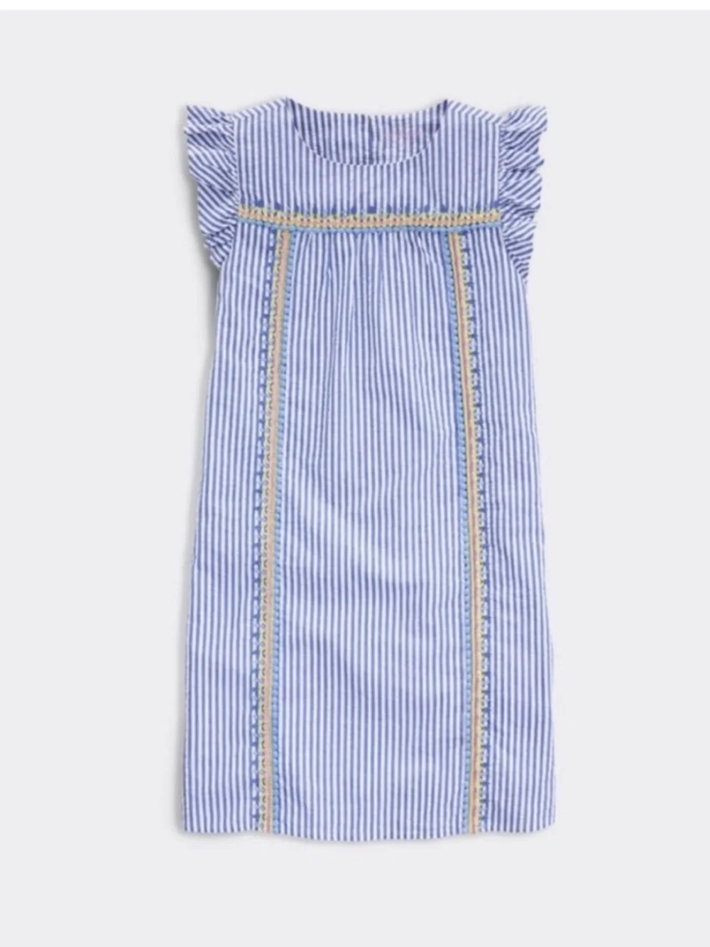 Vineyard vines seersucker dress girls size 14 NWT